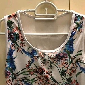 Sleeveless Floral Cool Top For Women!!!