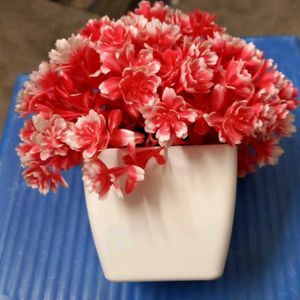 Artificial Flower With Pot