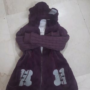 Kids Furry Rabbit Jacket