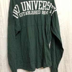 League Green Long Sleeve T Shirt