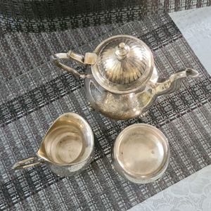 Antique Brass Tea Set