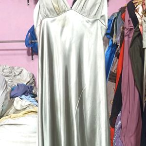 Satin Bodycon Dress Gown Urbanic
