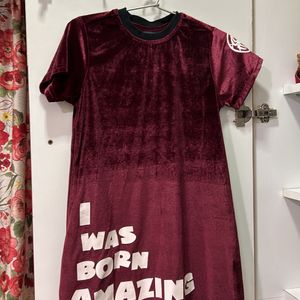 The Souled Store Tshirt Dress-MARVEL