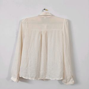 Korean Imported cream shirt top