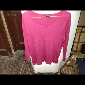 Women Full Sleevee T Shirt Imported