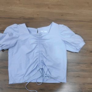 Women's Blue Active Wear Blouse