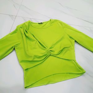 Tokyo Talkies Neon Green Top