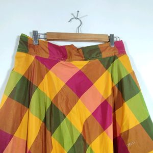 ❤️💚🧡💛Multi Checks Skirt And Top