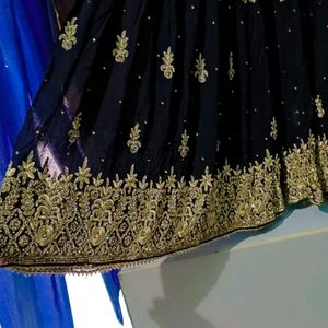 Black Gharara Suit