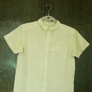 White Polkadot Tshirt