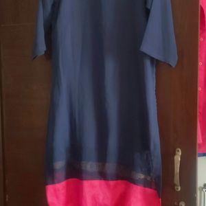 A very good Kurti for women in Blue colour