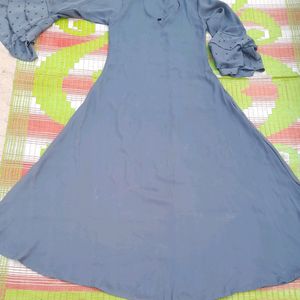 New (GRAY ABAYA)