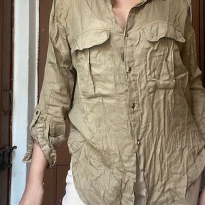 H&M Pure Cotton Oversized Shirt