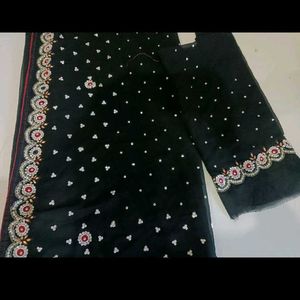 Diamond Work Saree