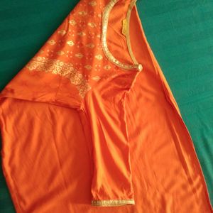 Aurelia Orange Kurta