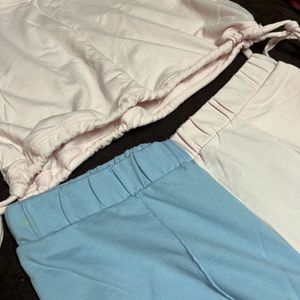 Dual Color Cotton Co-Ord Set