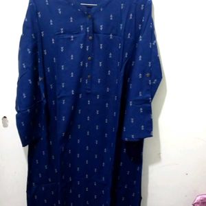 RANGMANCH Navy Blue Kurta Xl