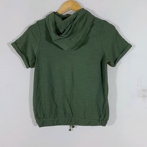 Olive Printed Top (Women's)