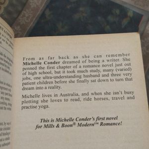 Mills & Boon - Michelle Conder