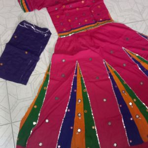 Pink Chaniya CHOLI