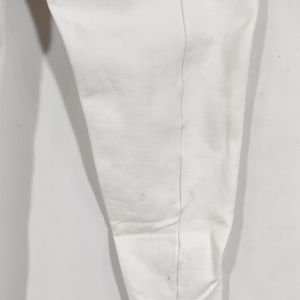 Ginger White Mid-Waist Elastic Pant (Women's)