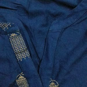 Navy Blue Kurti