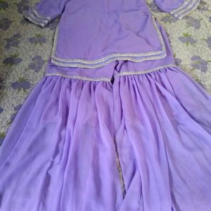 830rs Only_Boutique Piece Lavender Sharara Suit