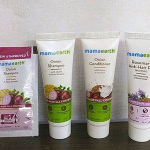 mama earth Onion Shampoo & Conditioner Pack Of 4