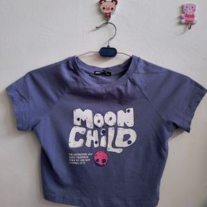 Moon Child Baby Tee 🌷