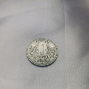 Year 2000 1 Rupee Coin