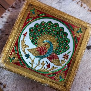 Peacock 🦚 Design Jewellery Box