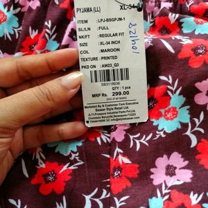 Beautiful Printed Pyjama For Women