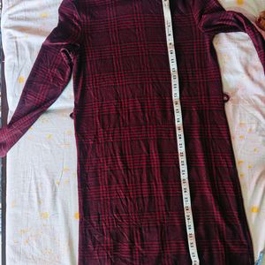 Full Neck Kinda Long Dress For Girls.