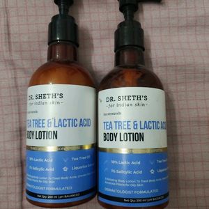 Dr Sheth's Lactic Acid & Tea Tree Body Lotion