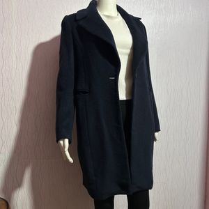 Navy Blue Overcoat-lightweight