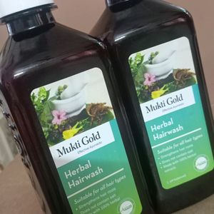 Mukti Gold Herbal Hairwash