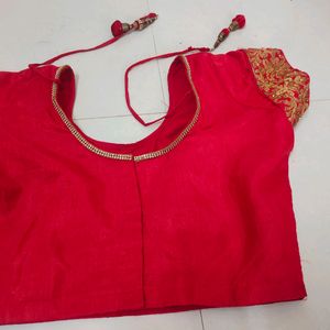 Lehenga / Half Sari With Princess Cut Blouse