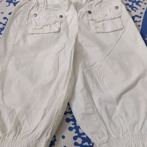 White Pants| 12-18 Months Old.  Can Be Adjusted.