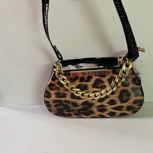 NEW BLACK TIGER PRINT BAG