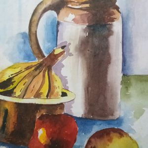 Hand Drawing Watercolor Picture