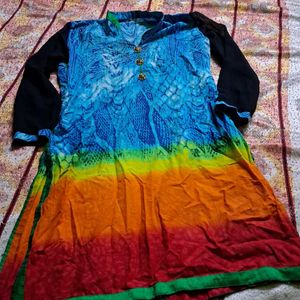 Beautiful Cotton Kurti Good Condition 36 Size