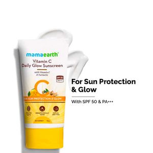 Mamaearth Vitamin C Daily GlowSunscreen SPF50PA+++