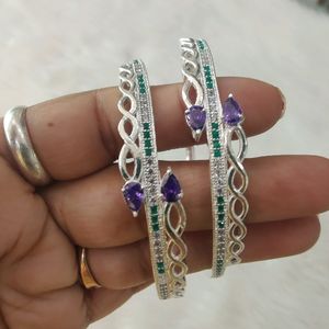 Silver Kada For Women