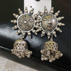 Oxidised Jhumki