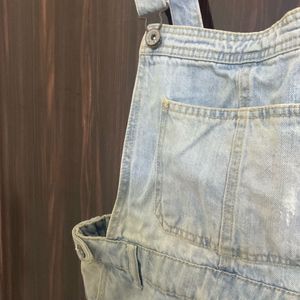 Bershka Demin Dungaree