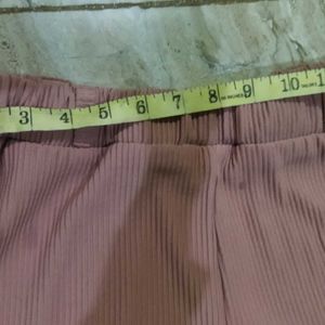 Aesthetic Peach Colour Korean Pant