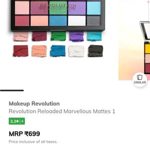 Makeup Revolution Palette - Marvellous Mattes