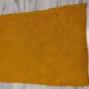 Mustard Yellow Woolen Skirt