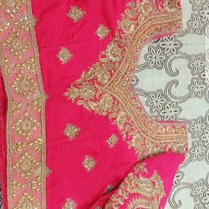 Bridal Lehenga Heavy Embroidery Blouse With Dupatt