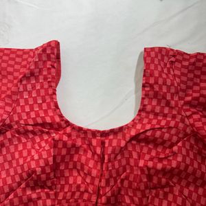 Red & Gold Blouse (Women)